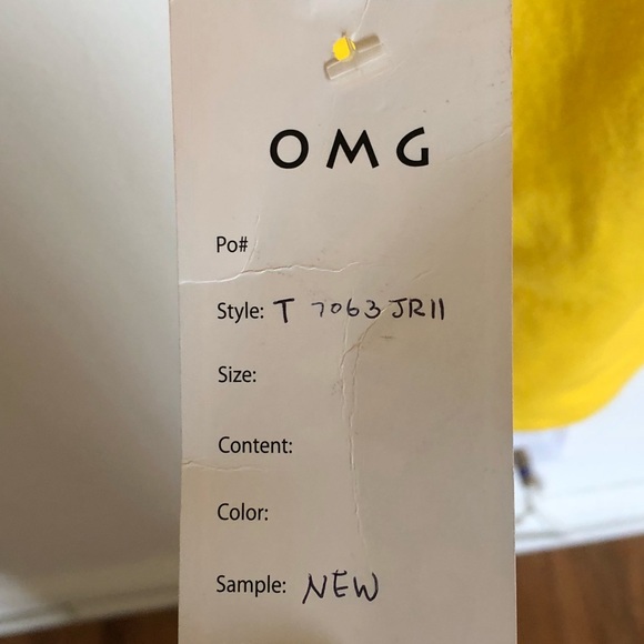 New OMG Sample T-shirt with pattern - Picture 5 of 5